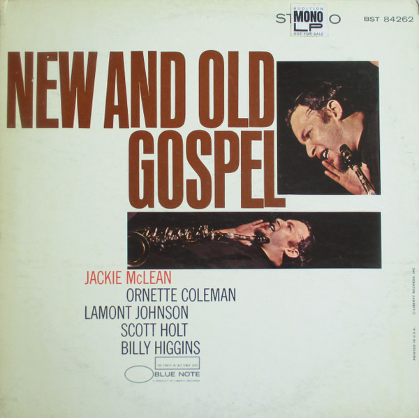 Jackie McLean – New And Old Gospel (1968, Vinyl) - Discogs