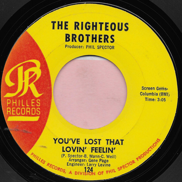 The Righteous Brothers Youve Lost That Lovin Feelin Releases Discogs
