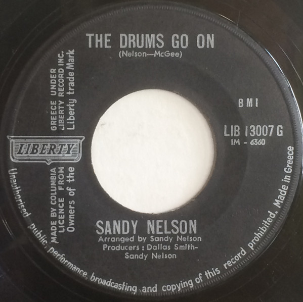 Album herunterladen Sandy Nelson - Peter Gunn The Drums Go On