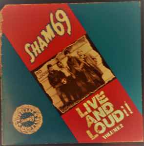 Sham 69 - Live And Loud!! Volume 2 album cover