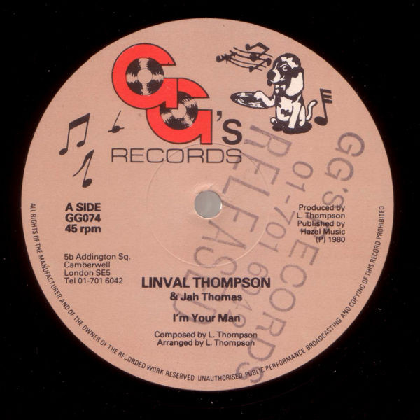 ladda ner album Linval Thompson & Jah Thomas - Im Your Man Rastafari Is My Religion