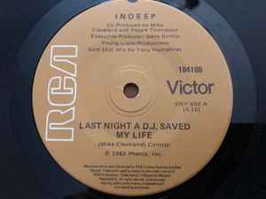 Indeep - Last Night A D.J. Saved My Life album cover
