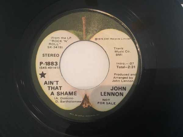 last ned album John Lennon - Aint That A ShameSlippinAnd Slidin