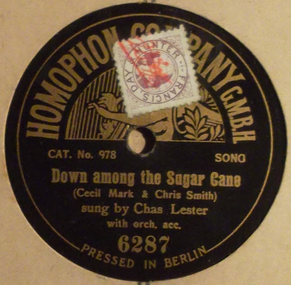 ladda ner album Chas Lester - Down Among The Sugar Cane I Like Your Apron Your Bonnet