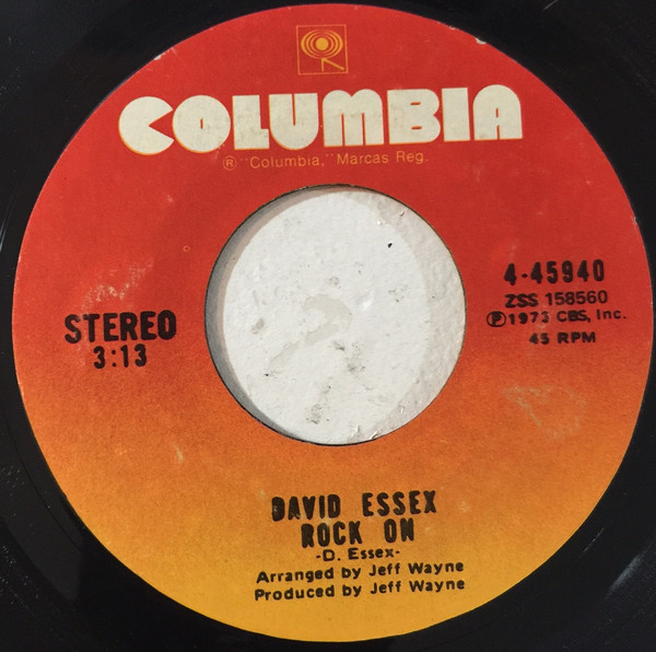 David Essex Rock On 1973 Terre Haute Pressing Vinyl Discogs 