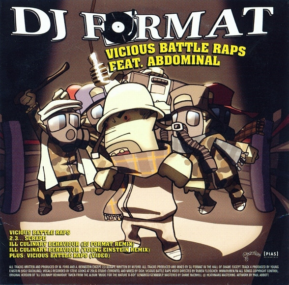 last ned album DJ Format - Vicious Battle Raps Ill Culinary Behaviour Remixes