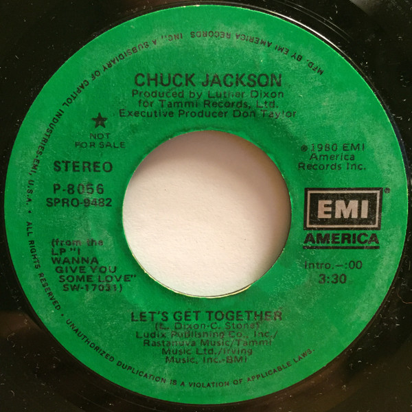 ladda ner album Chuck Jackson - Lets Get Together