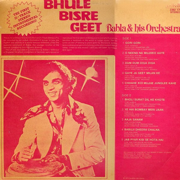 Album herunterladen Download Babla & His Orchestra - Bhule Bisre Geet album