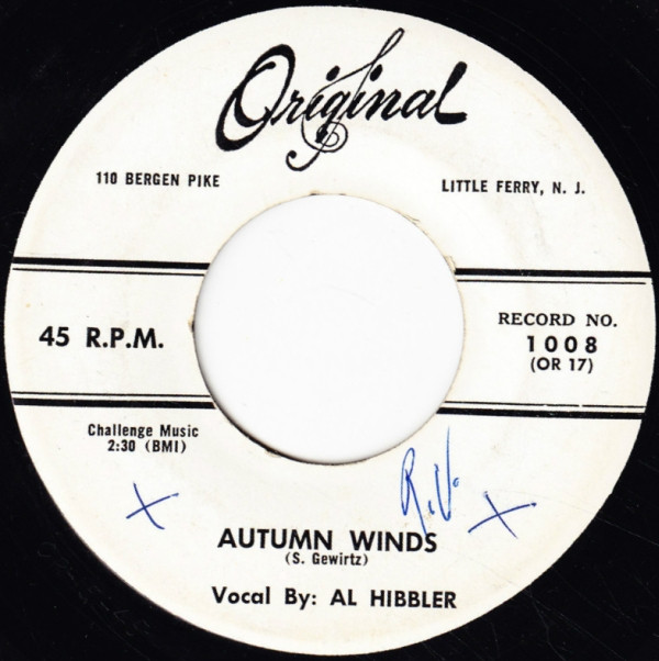 descargar álbum Al Hibbler - Autumn Winds You Will Be Mine