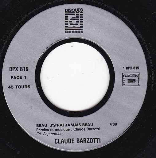 baixar álbum Claude Barzotti - Beau Jsrai Jamais Beau