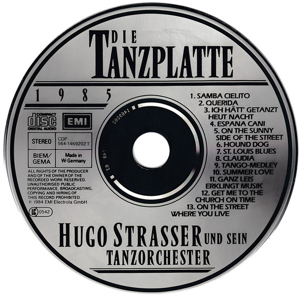 last ned album Hugo Strasser Und Sein Tanzorchester - Die Tanzplatte 1985