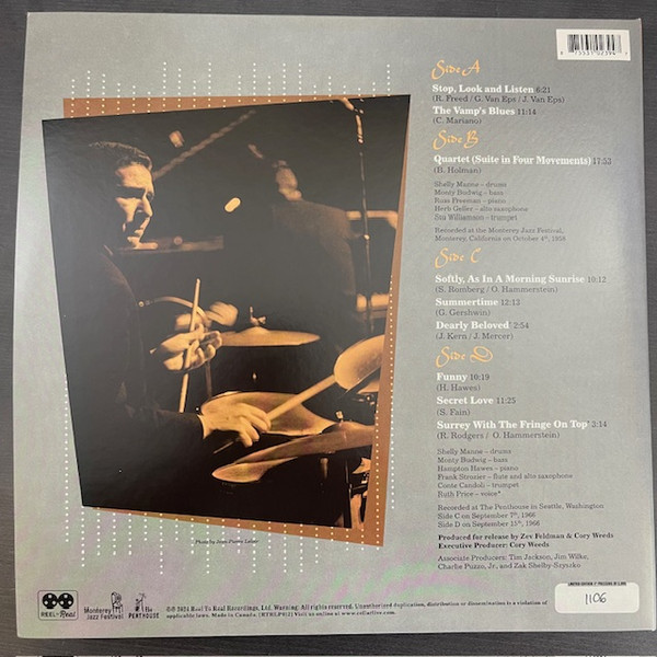 Shelly Manne & His Men - Jazz From the Pacific Northwest | Reel To Real (RTRLP012) - 4