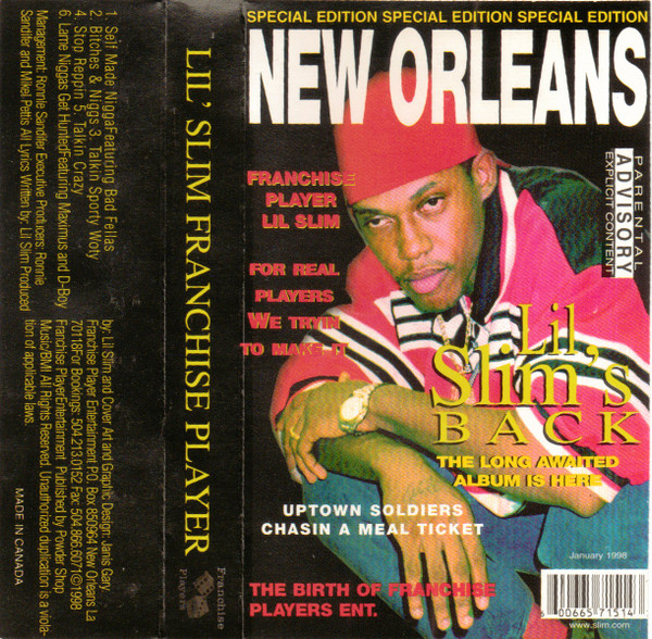 Lil' Slim – Franchise Player (1998, Cassette) - Discogs