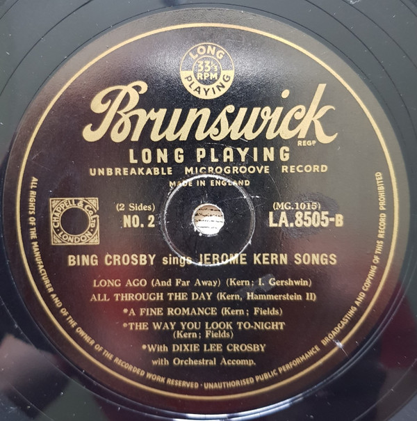 ladda ner album Bing Crosby - Sings Jerome Kern Songs