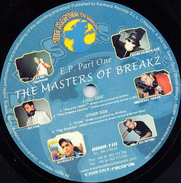 ladda ner album Various - The Masters Of Breakz EP Part 1