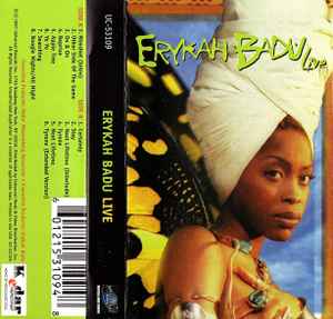 Erykah Badu – Live (1997, Cassette) - Discogs