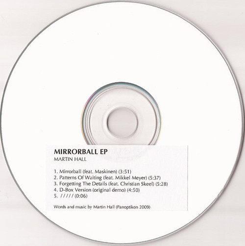 last ned album Martin Hall - Mirrorball EP