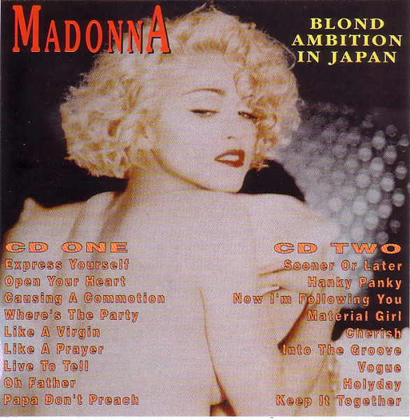 Madonna Blond Ambition In Japan CD Discogs