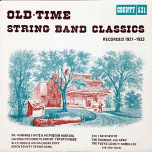 Old Time String Band Classics - Various