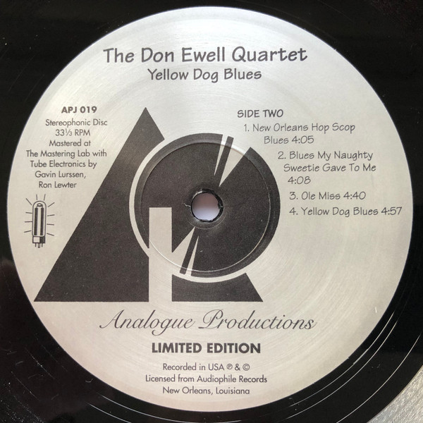 Don Ewell Quartet - Yellow Dog Blues / LP, Album, RM, 180