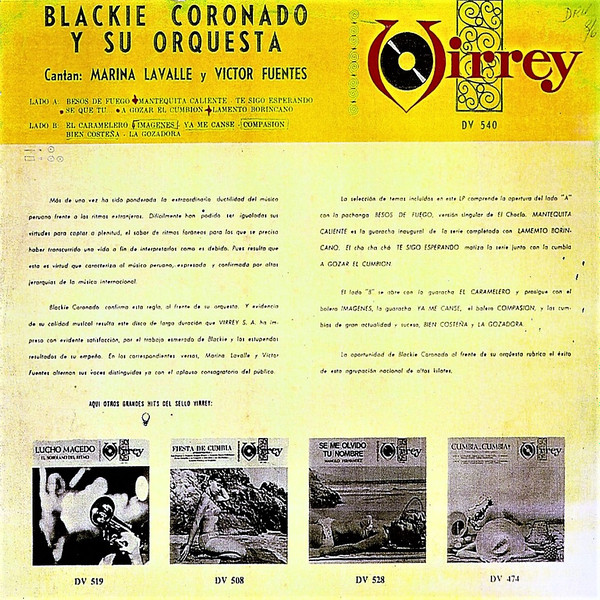 Album herunterladen Blackie Coronado Y Su Orquesta - Blackie Coronado Y Su Orquesta