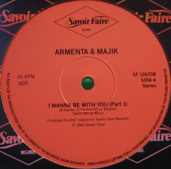 descargar álbum Armenta & Majik - I Wanna Be With You