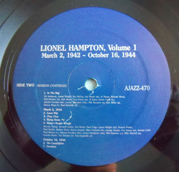 descargar álbum Lionel Hampton - Volume 1 March 2 1942 October 16 1944