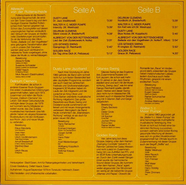télécharger l'album Various - Delikatessen Aus Der Essener Musikszene