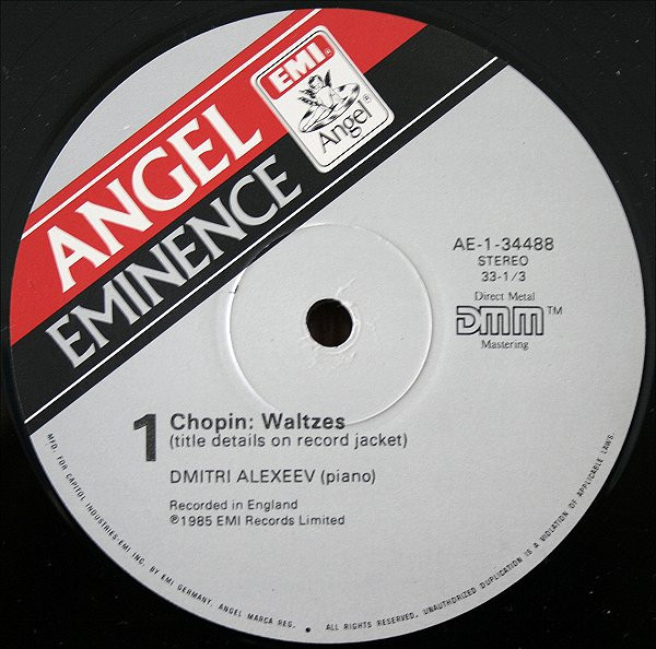 baixar álbum Chopin Dmitri Alexeev - Nineteen Waltzes
