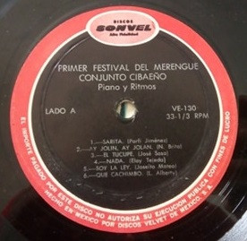 baixar álbum Conjunto Cibaeño - Primer Festival Del Merengie Piano y Ritmo