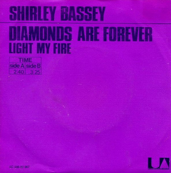 Shirley Bassey – Diamonds Are Forever (1971, Solid Centre, Vinyl