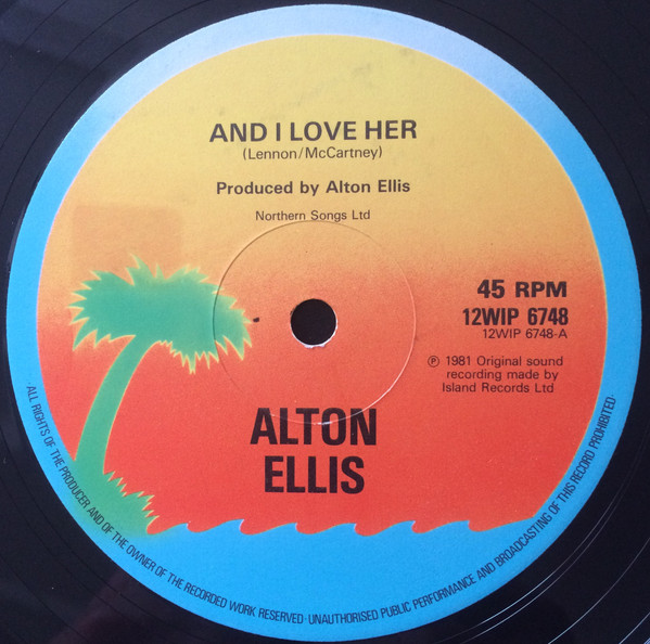 descargar álbum Alton Ellis - And I Love Her