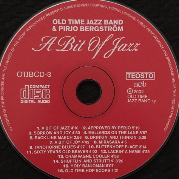 descargar álbum Old Time Jazz Band & Pirjo Bergström - A Bit Of Jazz