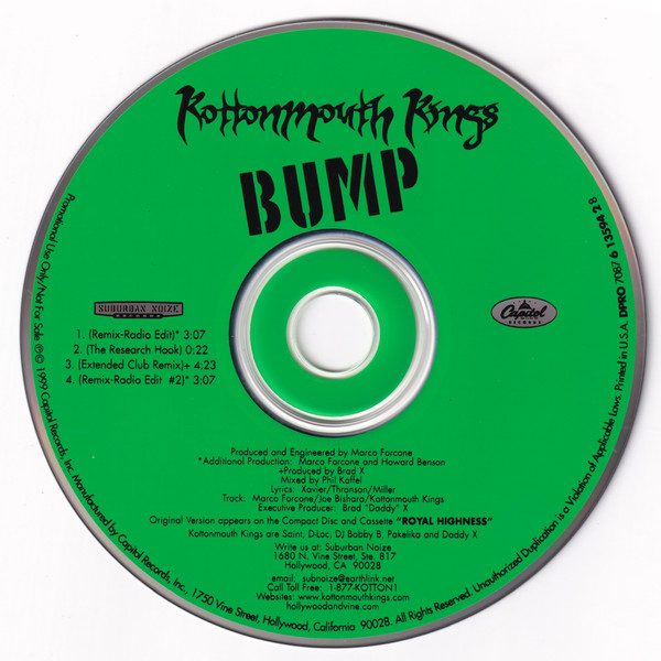 Kottonmouth Kings - Bump | Releases | Discogs