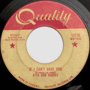 Etta & Harvey - If I Can't Have You / My Heart Cries album cover