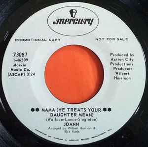 Joann – Mama (He Treats Your Daughter Mean) (Vinyl) - Discogs