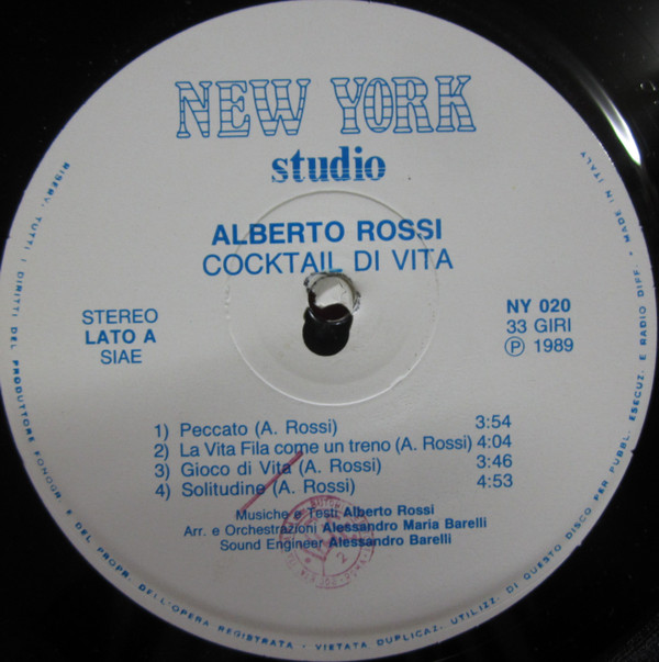 ladda ner album Alberto Rossi - Cocktail Di Vita