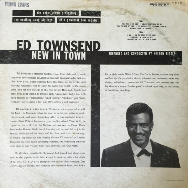 descargar álbum Ed Townsend - New In Town