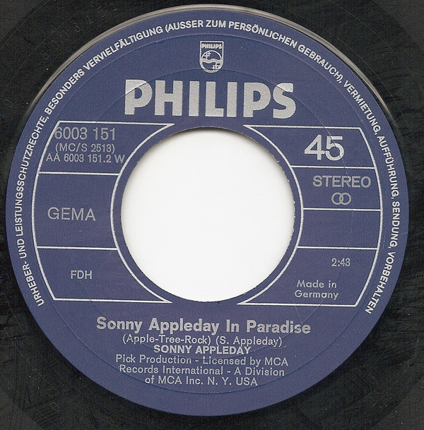 descargar álbum Sonny Appleday - Dü tü tü dü tü tü dü You
