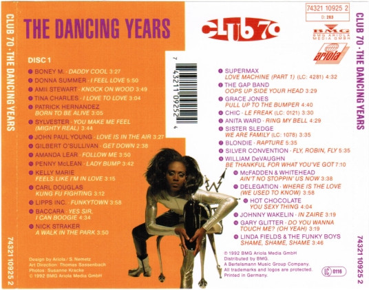 descargar álbum Various - Club 70 The Dancing Years