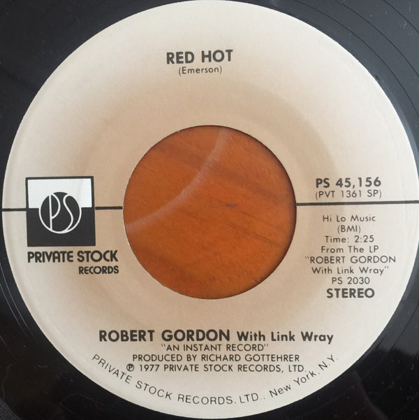 last ned album Robert Gordon With Link Wray - Red Hot