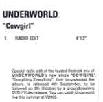 Cover of Cowgirl, 2000, CDr