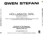 Cover of Hollaback Girl, 2005, CDr
