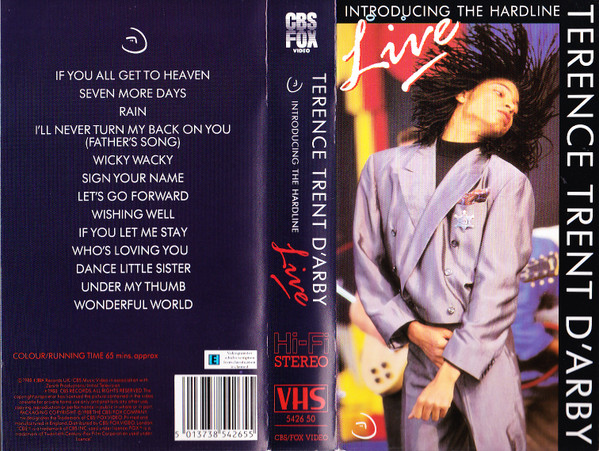 Terence Trent D'Arby – Introducing The Hardline Live (1988