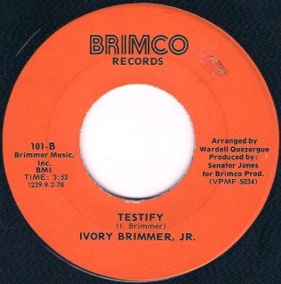 Album herunterladen Ivory Brimmer, Jr - Funkey La Disco Testify