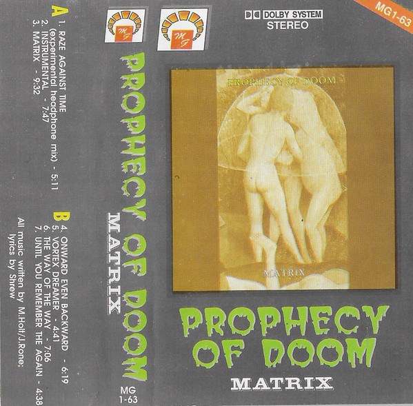 Prophecy Of Doom – Matrix (Cassette) - Discogs