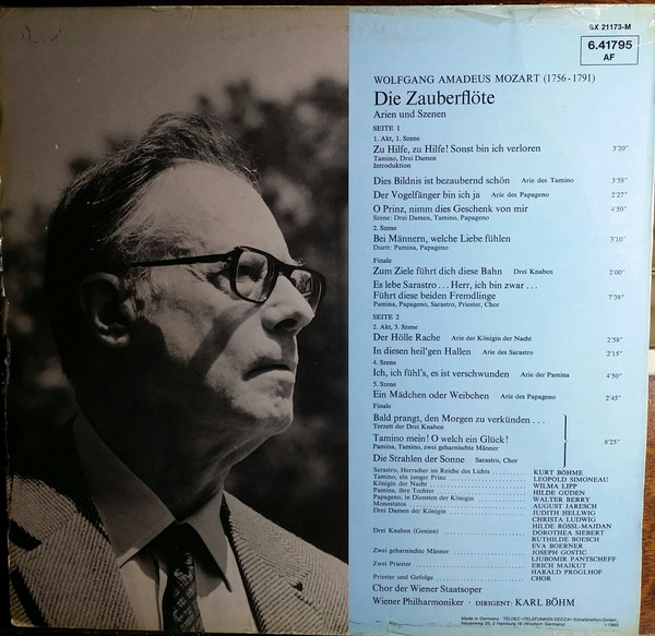 lataa albumi Mozart, Hilde Güden, Walter Berry, Kurt Böhme, Wiener Philharmoniker, Karl Böhm - Die Zauberflöte