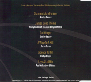 descargar álbum Various - The Best Of James Bond Promo Medley