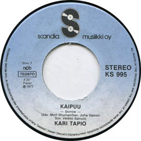 Kari Tapio – Kaipuu / Kuumat Yöt (1977, Vinyl) - Discogs