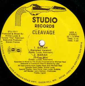 Cleavage - Barah album cover